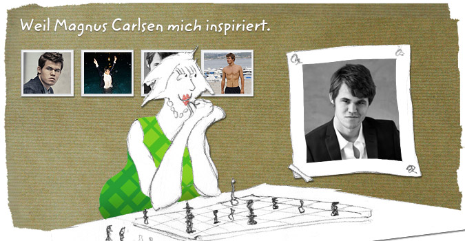 Weil der neuer Weltmeister Magnus Carlsen einfach so süß ist weil-carlsen